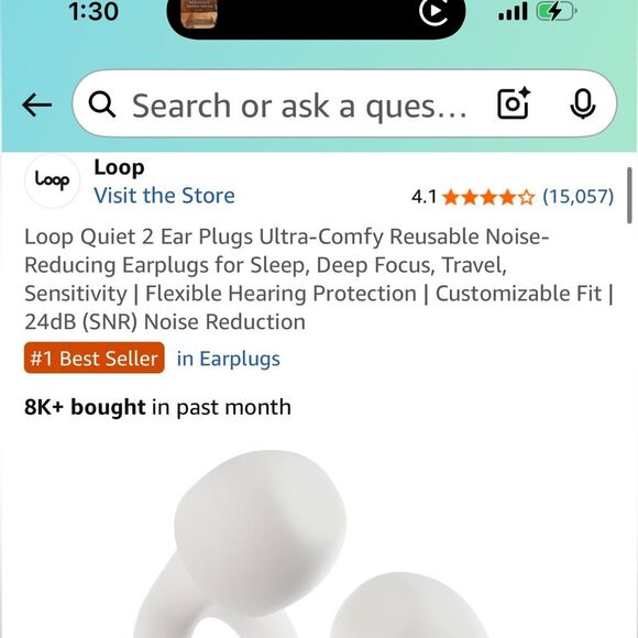 Loop Quiet 2 Ear Plugs White Carry Case & XS Small Large Ear Tips. NEW. - Picture 6 of 6